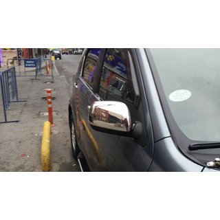 Mirror Covers (2 pcs, Stainless Steel) Daihatsu Terios 2006-2017 photo 3