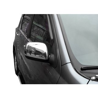 Mirror Covers (2 pcs, Stainless Steel) Daihatsu Terios 2006-2017 photo 1