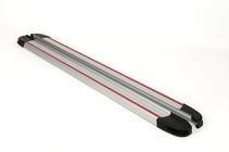 Renault Trafic 2001–2015 Side Steps Maya Red-Grey (2 pcs, Aluminum) Long wheelbase photo 3