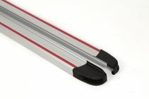 Renault Trafic 2001–2015 Side Steps Maya Red-Grey (2 pcs, Aluminum) Long wheelbase photo 2