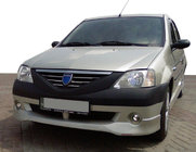 Renault Logan I 2005-2008 Front bumper (cover, primed for painting) photo 1