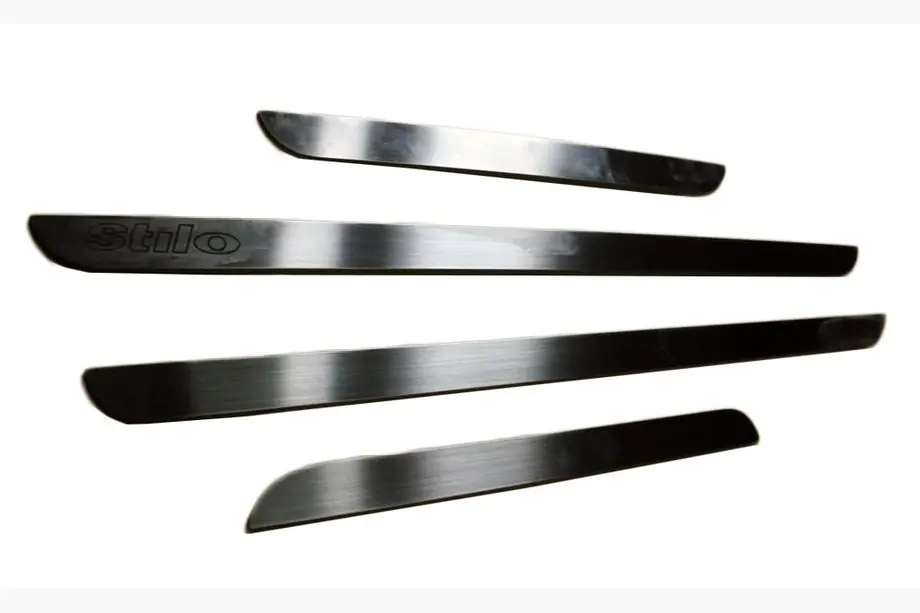 Fiat Stilo 2001-2007 Door Sill Covers (4 pcs, Stainless Steel) Image