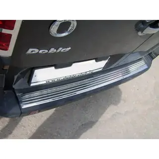 Rear Bumper Protector OmsaLine Stainless Steel Fiat Doblo I 2001-2005 photo 1