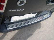 Fiat Doblo I 2005-2010 Rear Bumper Protector OmsaLine Stainless Steel Matte photo 1