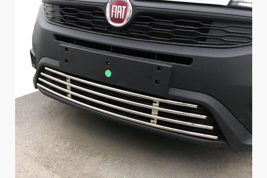 Fiat Doblo II 2010-2022 Bumper Grille 2014↗ (Stainless Steel) Image