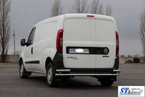 Opel Combo 2012-2018 Rear Bar AK005/2-Double (Stainless Steel) photo 5