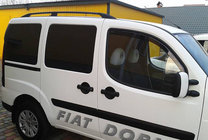 Fiat Doblo I 2005-2010 Black Roof Rails photo 3