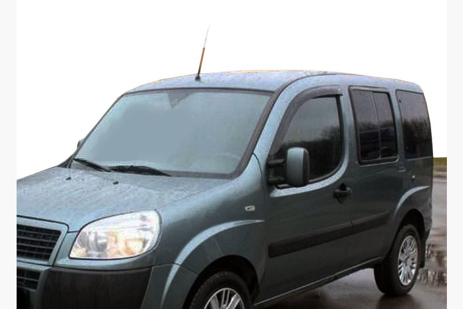 Fiat Doblo I 2005-2010 Window Deflectors (2 pcs, Cobra) Image