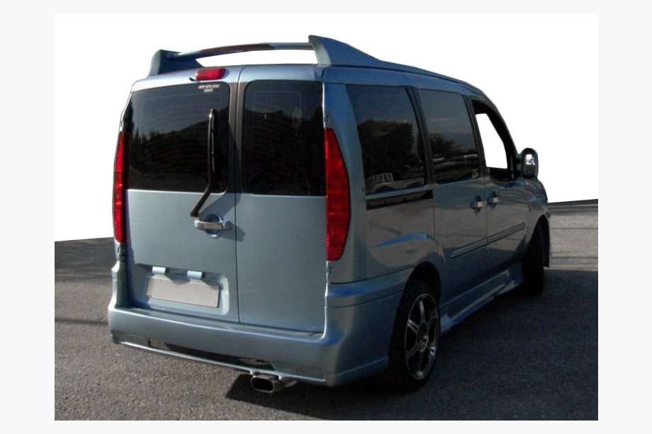 Fiat Doblo I 2001-2005 Roof rails with spoiler HRV-type (primed for painting) Photo 1