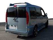 Fiat Doblo I 2005-2010 Roof rails with spoiler HRV-type (primed for painting) photo 4