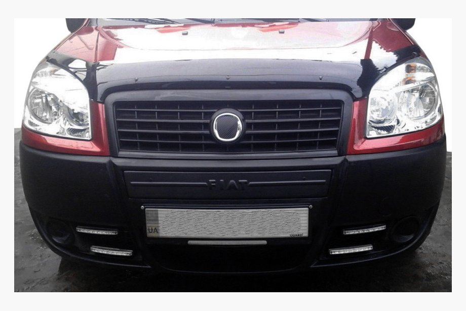 Fiat Doblo I 2005-2010 Middle Winter Grille Cover glossy Photo 2
