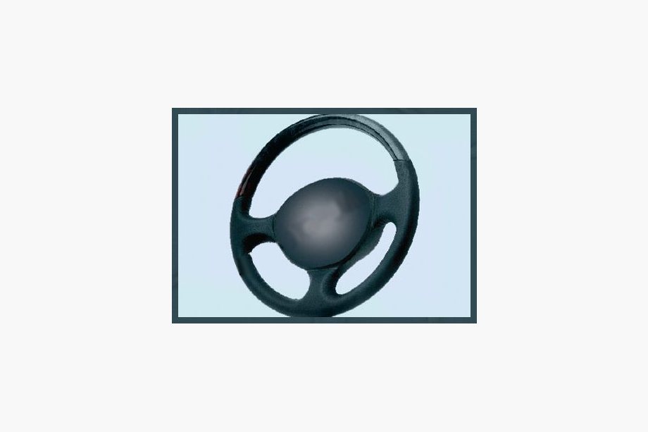 Fiat Doblo I 2005-2010 Steering Wheel (1 piece Wood ↗ Leather) Image
