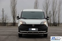 Fiat Doblo II 2010-2022 Front Bar ST016-3 (Stainless Steel) 51/51 mm photo 3