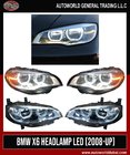 BMW X6 E71 2008–2014 Front Headlights (2 pcs, LED) photo 1