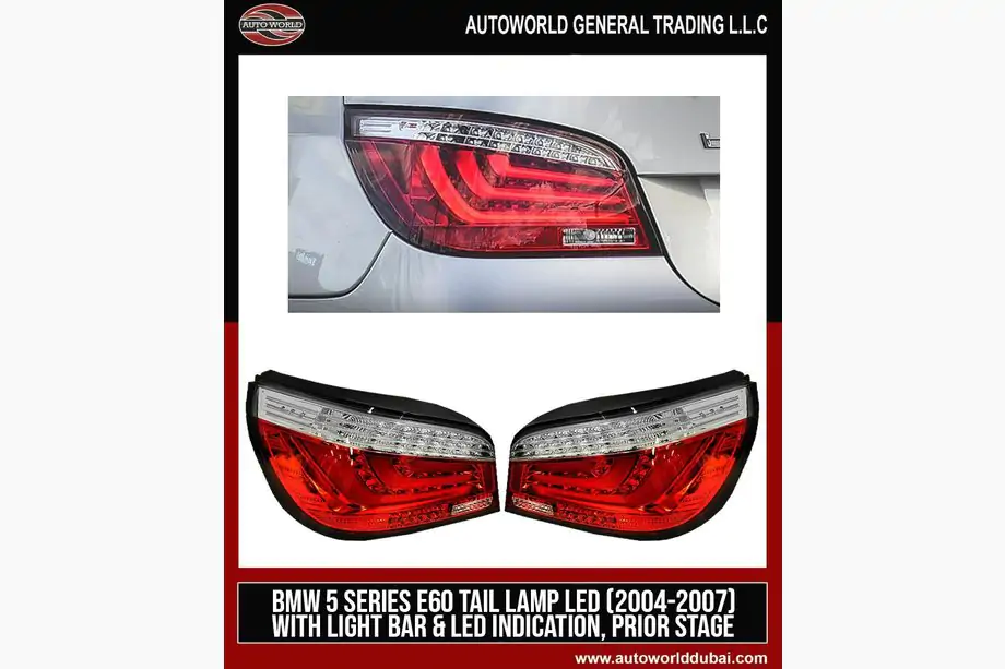 BMW 5 Series E60/E61 2003-2010 LED Tail Lights (2 pcs) Image