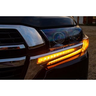 Headlight Eyelids with LED (2016↗) Toyota Land Cruiser 200 2007-2021 photo 2