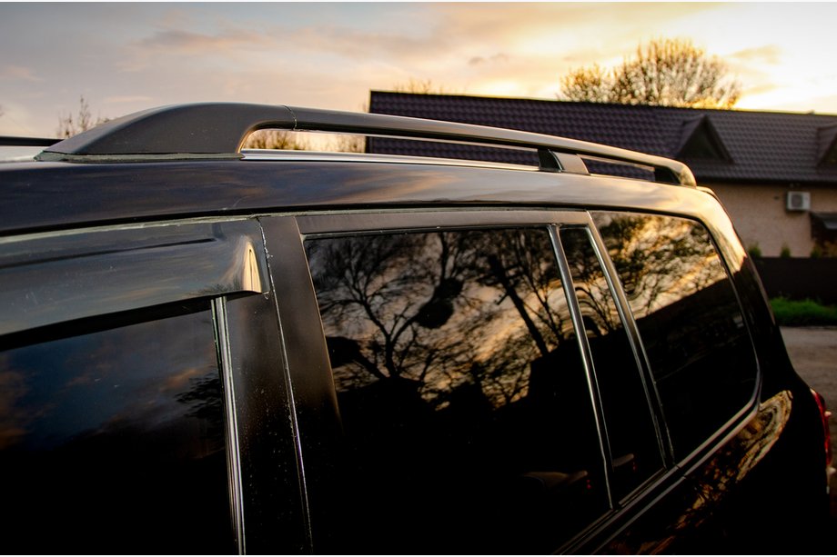 Toyota Land Cruiser 200 2007-2021 Roof Rails Original Design Premium Black (2 pcs) Photo 1