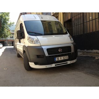 Front lip 2006-2013 (narrow with LED, primed for painting) Citroen Jumper 2007-2025 photo 2
