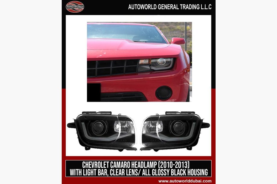 Chevrolet Camaro 2009-2015 Front Headlights (2 pcs, LED) Image