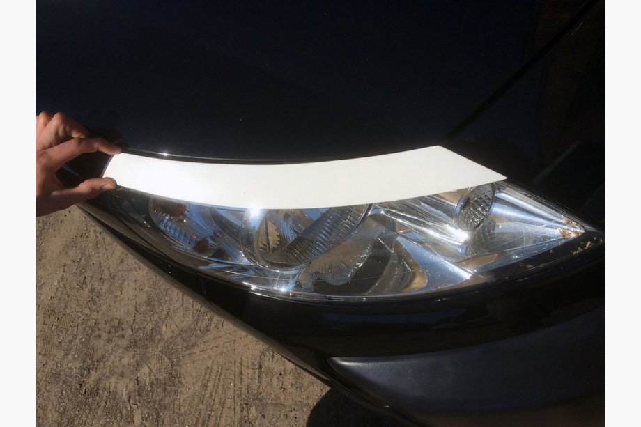 Fiat Scudo 2007-2015 Headlight eyebrows (2 pcs, primed) Image