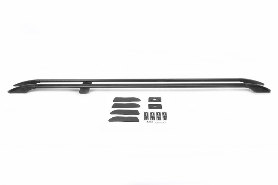 Hyundai H300, H1, Starex 2008-2020 Black Roof Rails Black Roof Rail (Plastic Feet) Photo 2