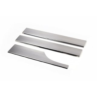 Interior door sill protectors (no logo, stainless steel) photo 4