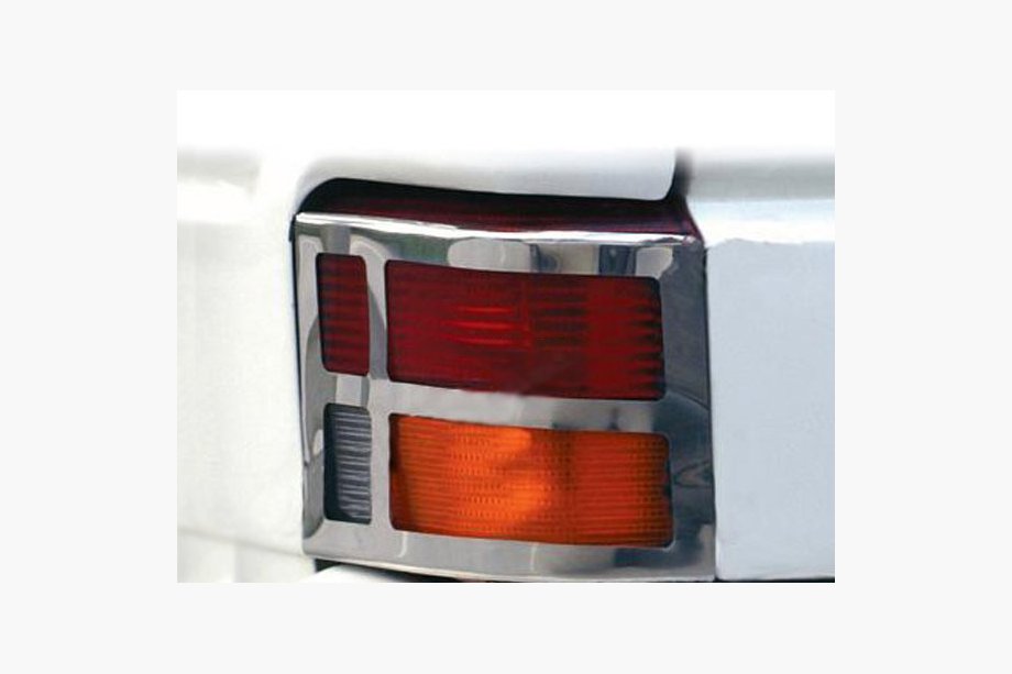 Volkswagen T4 Caravelle/Multivan 1990–2003 Tail Light Covers (Stainless Steel, Omsa) Image