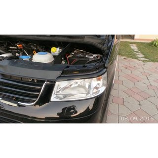 Headlight eyebrows (2 pcs, black) photo 2