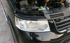 Volkswagen T5 Caravelle 2004-2010 Headlight eyebrows (2 pcs, black) photo 3