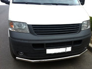 Volkswagen T5 Transporter 2003-2010 Front Single Bull Bar (Stainless Steel) 60mm photo 2