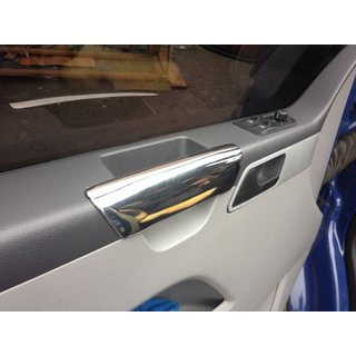 Chrome Armrest Covers (2 pcs, Stainless Steel) Volkswagen T5 Multivan 2003–2010 photo 1