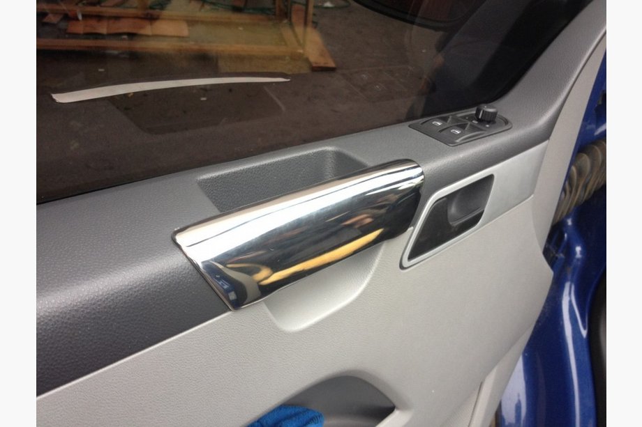 Volkswagen T5 Transporter 2003-2010 Armrest Covers (2 pcs, Stainless Steel) Image
