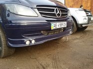 Mercedes Vito W639 2004-2014 Front bumper lip with 4 headlights (primed for painting) photo 4