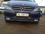 Mercedes Vito W639 2004-2014 Front bumper lip with 4 headlights (primed for painting) photo 3