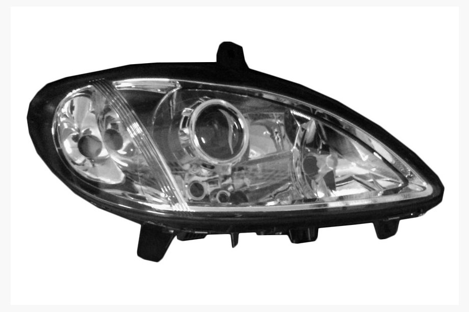 Mercedes Viano 2004-2014 Headlights with lens (Taiwan, 2 pcs) Image