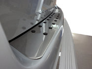 Volkswagen T5 Multivan 2003–2010 Rear bumper protector with black inserts (stainless steel) photo 1