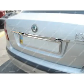 Chrome trim above license plate Carmos (stainless steel) photo 4