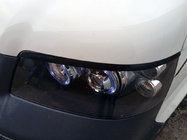 Volkswagen T5 Multivan 2003–2010 Headlight eyebrows (2 pcs, plastic, black) Black Matte photo 1