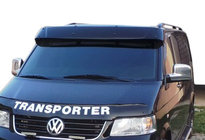 Volkswagen T5 Multivan 2003–2010 Windshield visor (black gloss, 5mm) photo 2
