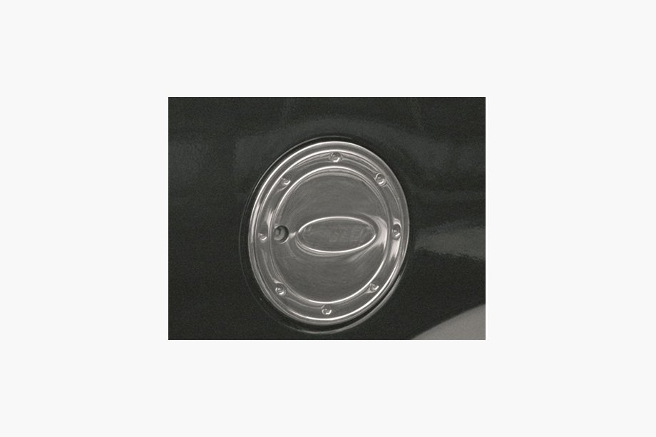 Ford Connect 2006–2009 Chrome Fuel Cap Cover (Stainless Steel) Carmos - Turkish Stainless Steel Image