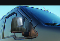 Ford Connect 2002–2006 Carbon Mirror Covers (2 pcs, plastic) photo 1