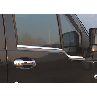 Exterior window trim (2 pcs, stainless steel) photo 1