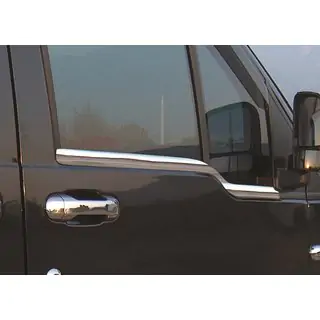 Exterior window trim (2 pcs, stainless steel) photo 1