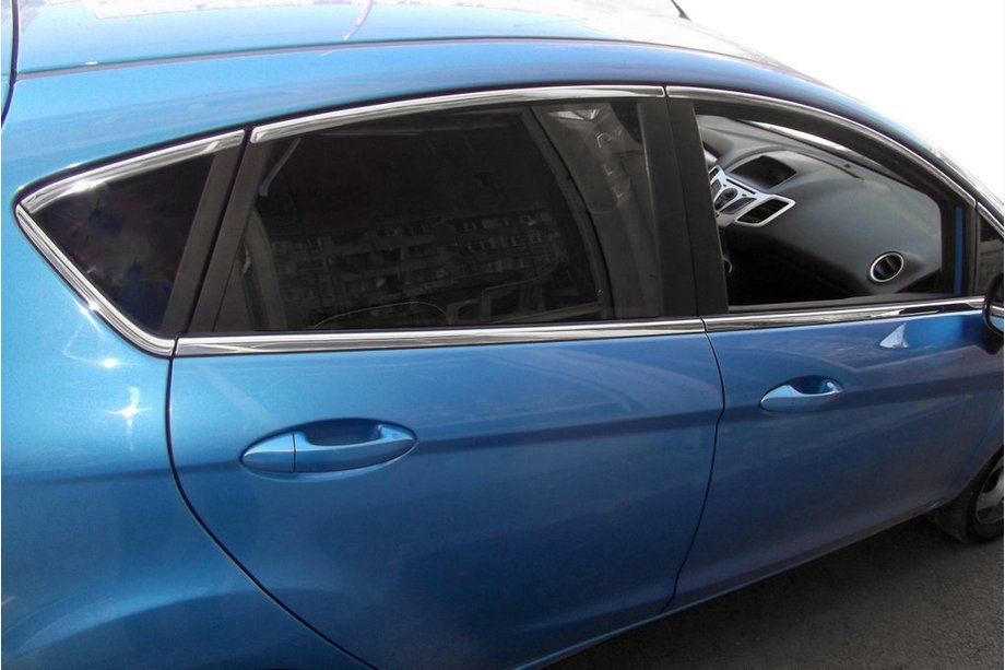 Ford Fiesta 2008-2017 Upper Window Trim Stainless Steel (8 pcs) Image