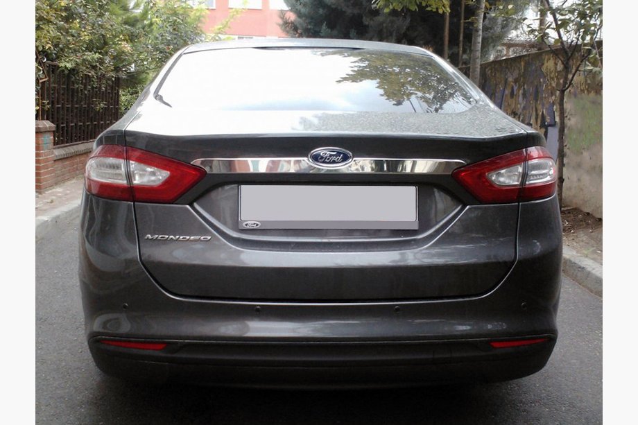 Ford Fusion 2012-2020 Chrome trim above license plate (stainless steel) Image