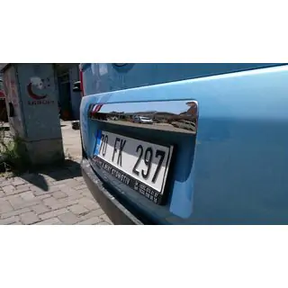 Chrome trim above license plate (stainless steel) photo 4