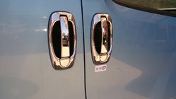 Opel Combo 2012-2018 Chrome Door Handle Covers and Trims (8 pcs, Stainless Steel) OmsaLine - Italian Stainless Steel photo 6