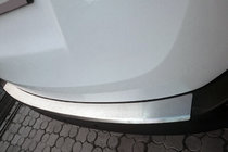 Toyota Rav 4 2013-2018 Rear bumper protector with lip Nataniko (stainless steel) photo 1