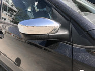 Skoda Fabia 2014-2021 Mirror covers without indicator cutout (2 pcs, stainless steel) photo 1