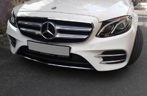 Mercedes E-class W213 2016-2023 Side stainless steel trims for front bumper 2016-2019 photo 2